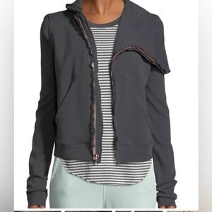 frank and eileen tee lab asymetric zip up